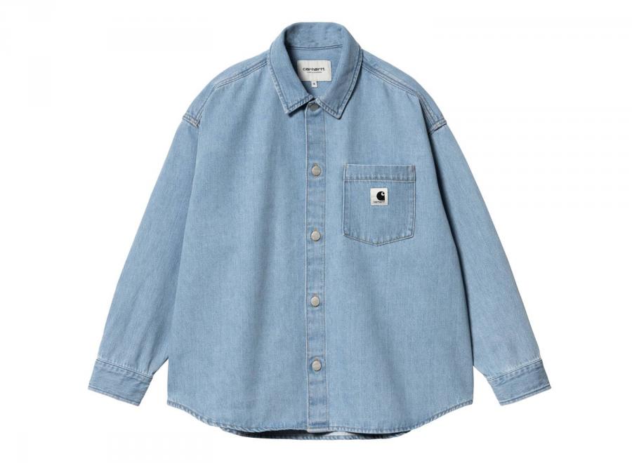 Carhartt Women Alta Shirt Jac Blue Stone Bleached I033344 - Carhartt Wip