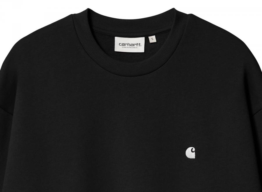 Carhartt Women Casey Sweatshirt Black / Silver I032643 - Carhartt Wip