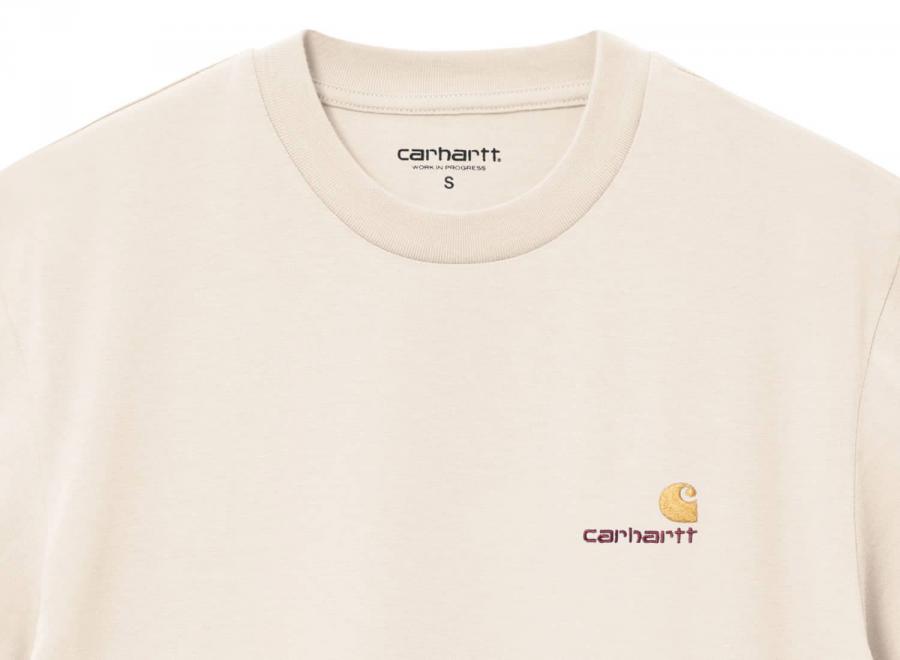 Carhartt Women American Script Tshirt Moonbeam I032218 - Carhartt Wip