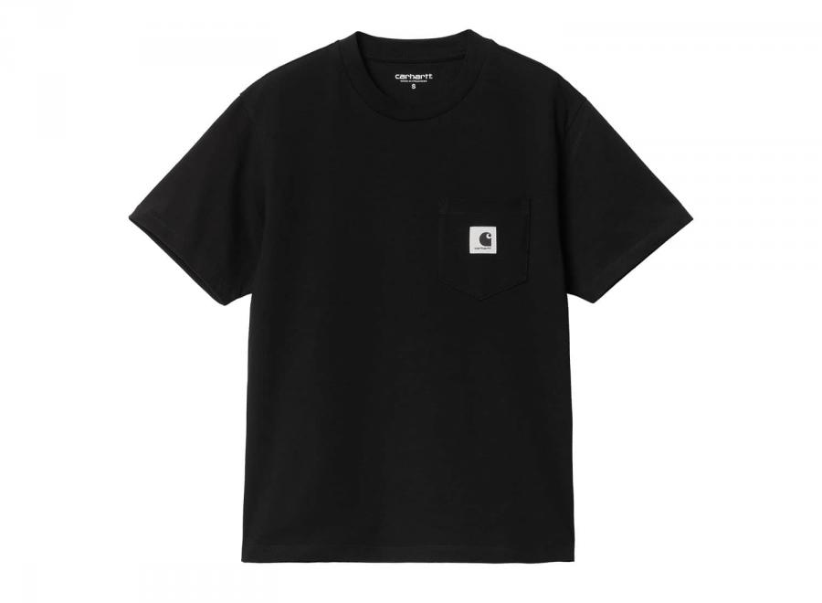 Carhartt W Pocket Tshirt Black I032215 - Carhartt Wip