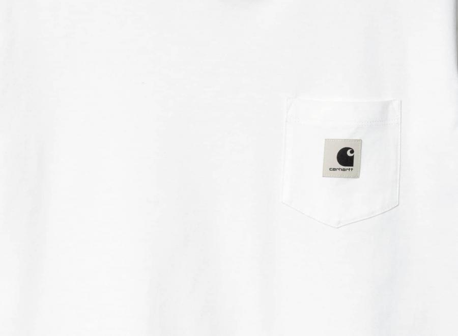 Carhartt W Pocket Tshirt White I032215 - Carhartt Wip