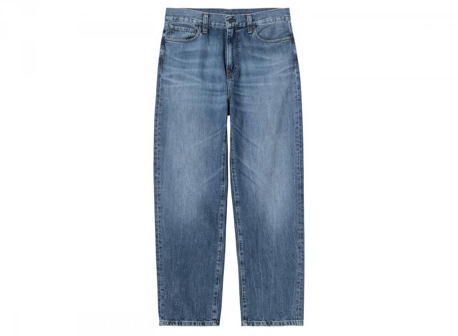 Carhartt WIP Aaron Pant Blue Marble Used Wash I036728.01.7X.00 - Carhartt Wip