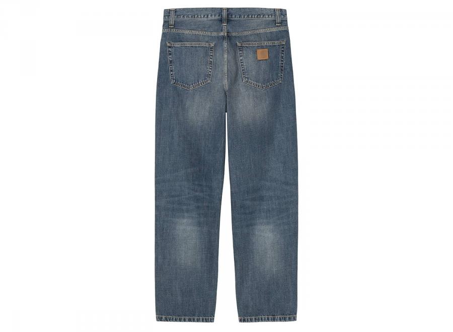 Carhartt WIP Aaron Pant Denim Blue dark used wash I036728 - Carhartt Wip