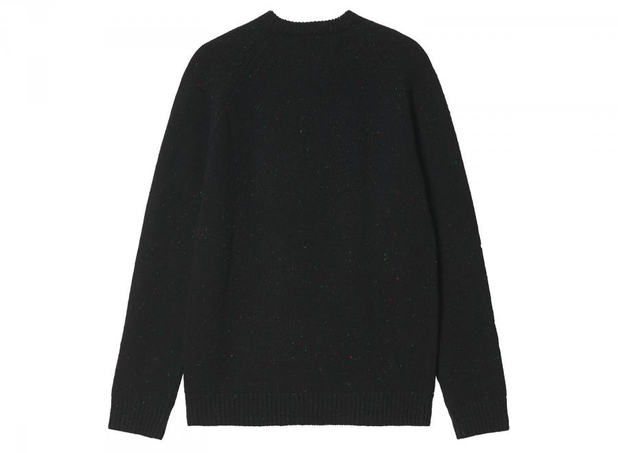 Carhartt WIP Anglistic Sweater Speckled Black I010977.0JE.XX.03 - Carhartt Wip