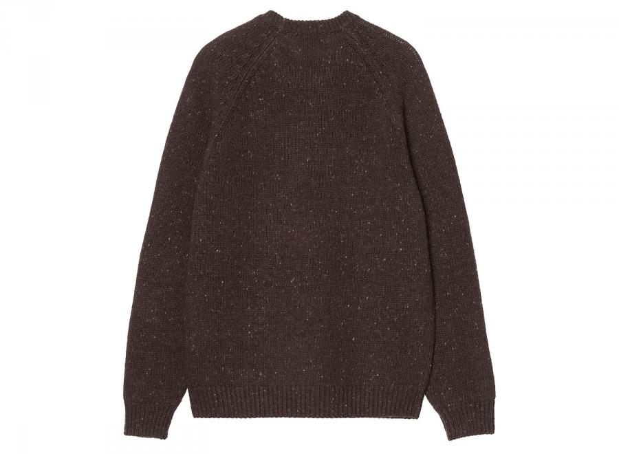 Carhartt WIP Anglistic Sweater Speckled Tobacco I010977.3YN.XX.03 - Carhartt Wip