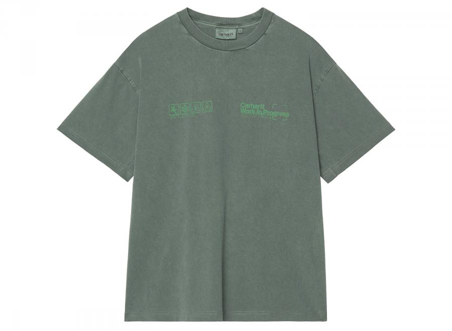 Carhartt WIP Boxed Tshirt Dark Scarab Garment Dyed I037256.3U0.GD.03 - Carhartt Wip