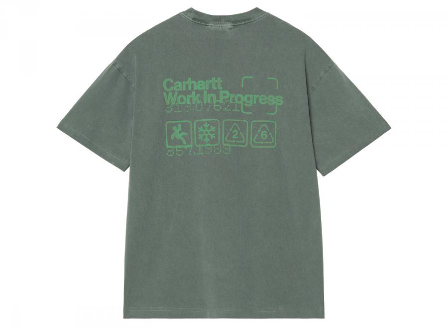 Carhartt WIP Boxed Tshirt Dark Scarab Garment Dyed I037256.3U0.GD.03 - Carhartt Wip