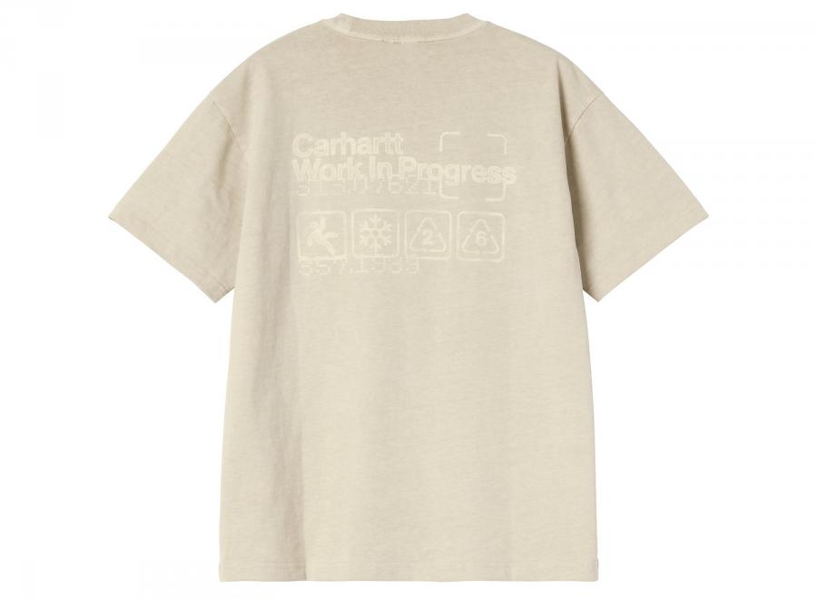 Carhartt WIP Boxed Tshirt Fleur De Sel Garment Dyed I037256.2LP.GD.03 - Carhartt Wip