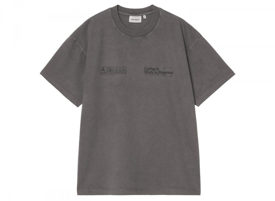 Carhartt WIP Boxed Tshirt Soot Garment Dyed I037256.26.GD.03 - Carhartt Wip