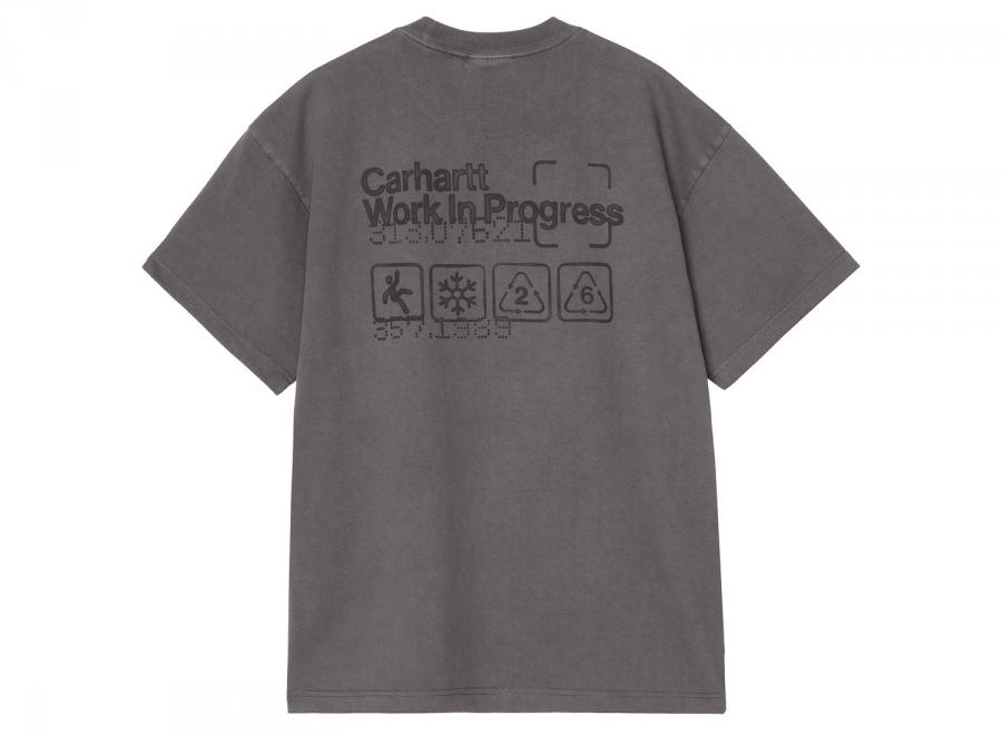 Carhartt WIP Boxed Tshirt Soot Garment Dyed I037256.26.GD.03 - Carhartt Wip