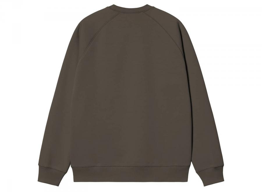 Carhartt WIP Chase Sweat Shungite / Gold I033660.3X9.XX.03 - Carhartt Wip