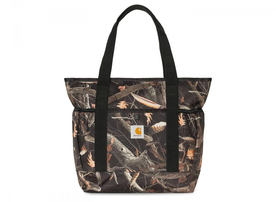 Carhartt WIP Clapton Tote Bag Camo Feather Tree Black I036885.3X5.XX.06 - Carhartt Wip