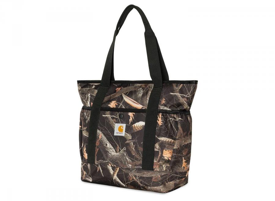 Carhartt WIP Clapton Tote Bag Camo Feather Tree Black I036885.3X5.XX.06 - Carhartt Wip