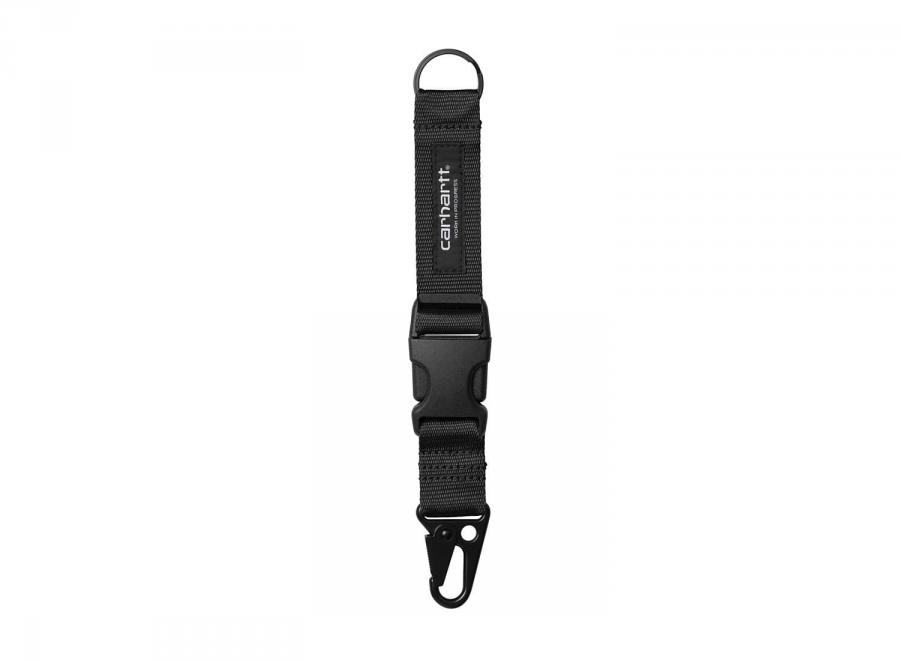 Carhartt WIP Click Keyholder Recycled Polyester Webbing Black I035375 - Carhartt Wip