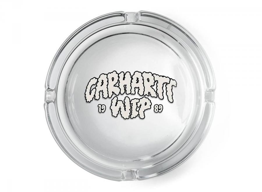 Carhartt WIP Cloud Script Ashtray Glass Clear I036960 - Carhartt Wip