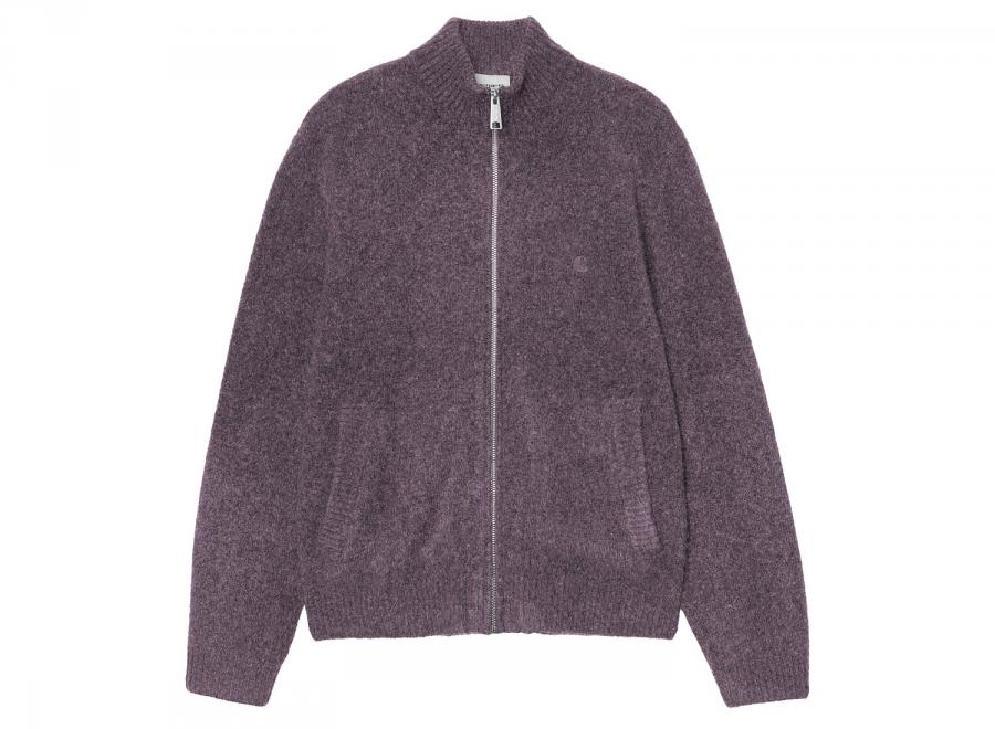 Carhartt WIP Curtis Sweater Jacket Tangled Shady Purple I037033.3Z9.XX.03 - Carhartt Wip