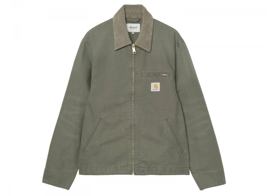 Carhartt WIP Detroit Jacket Canvas Leaf / Leaf stone canvas I034819 - Carhartt Wip