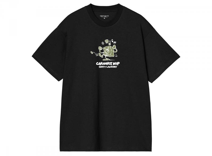Carhartt WIP Dirty Laundry Tshirt Black I037262.89.XX.03 - Carhartt Wip