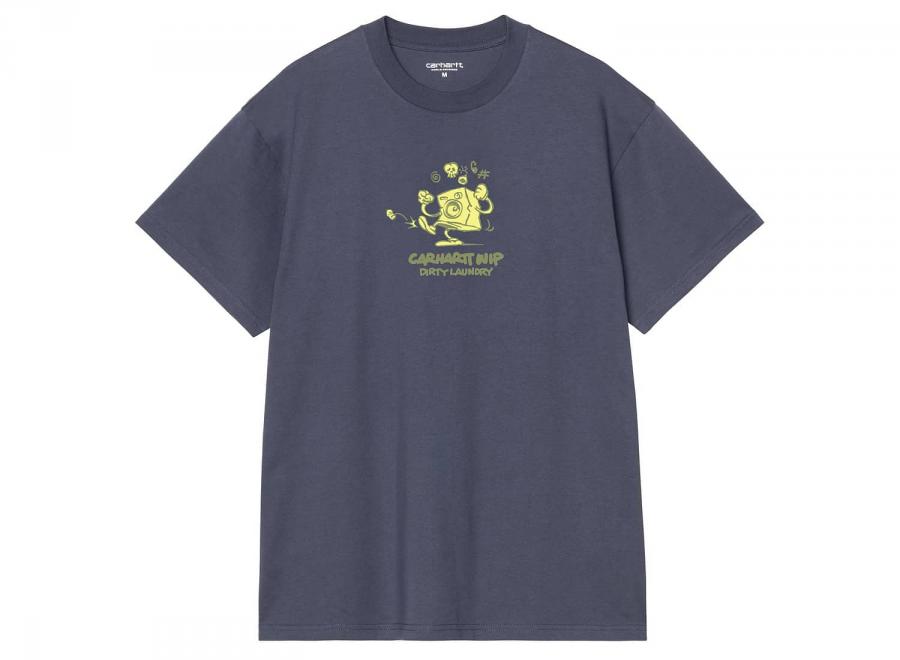 Carhartt WIP Dirty Laundry Tshirt Blue I037262.01.XX.03 - Carhartt Wip
