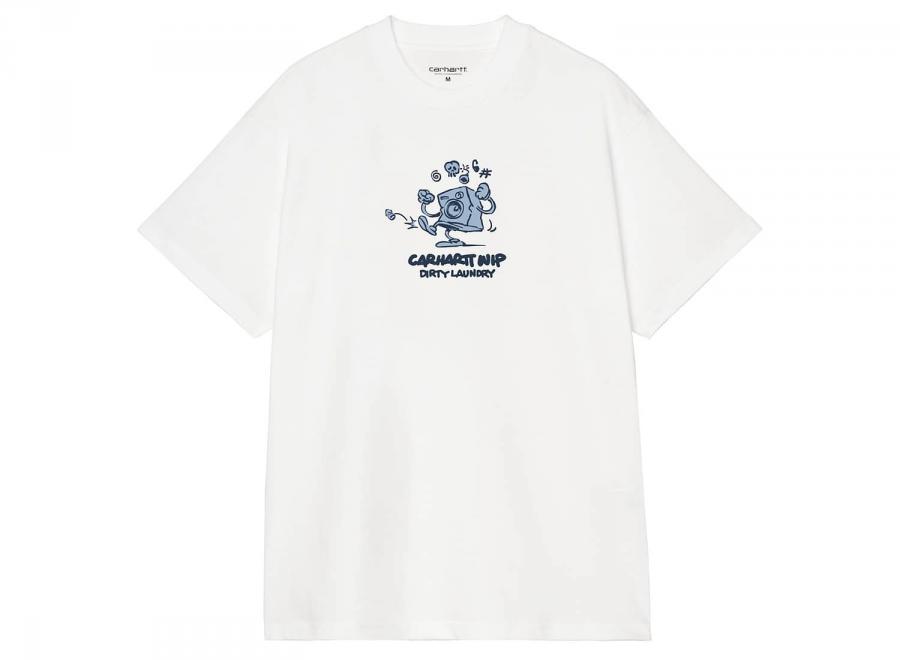 Carhartt WIP Dirty Laundry Tshirt White I037262.02.XX.03 - Carhartt Wip