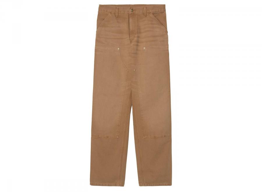 Carhartt WIP Double Knee Pant WIP H Brown Stone Canvas I034796.3TG.4O.32 - Carhartt Wip