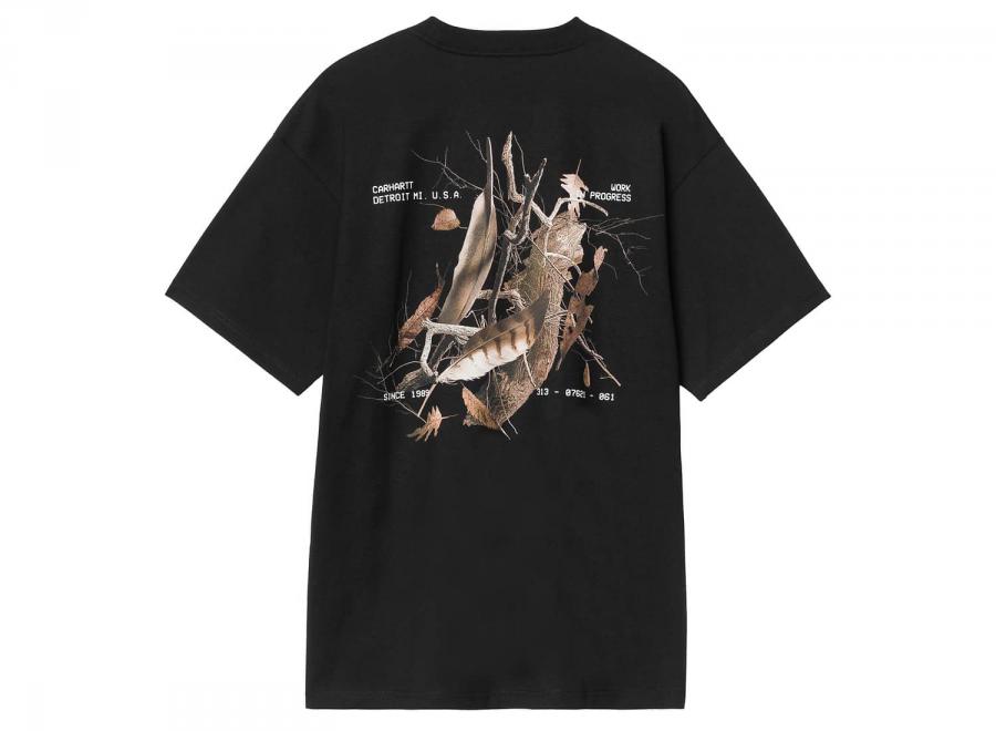 Carhartt WIP Feather Progress Tshirt Black I037227.89.XX.03 - Carhartt Wip