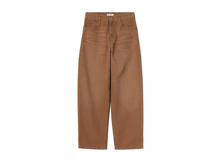 Carhartt WIP Femme Brandon Pant WIP H Brown Stone Canvas I037088.3TG.4O.03 - Carhartt Wip