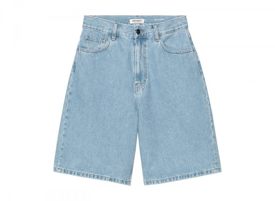 Carhartt WIP Femme Brandon Short Denim Blue Stone bleached I037021 - Carhartt Wip
