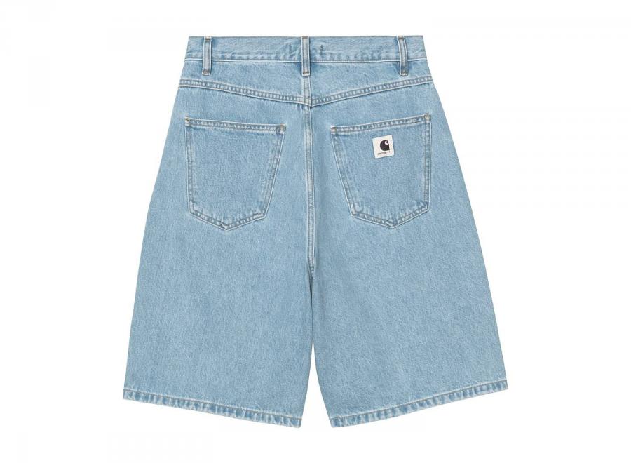 Carhartt WIP Femme Brandon Short Denim Blue Stone bleached I037021 - Carhartt Wip