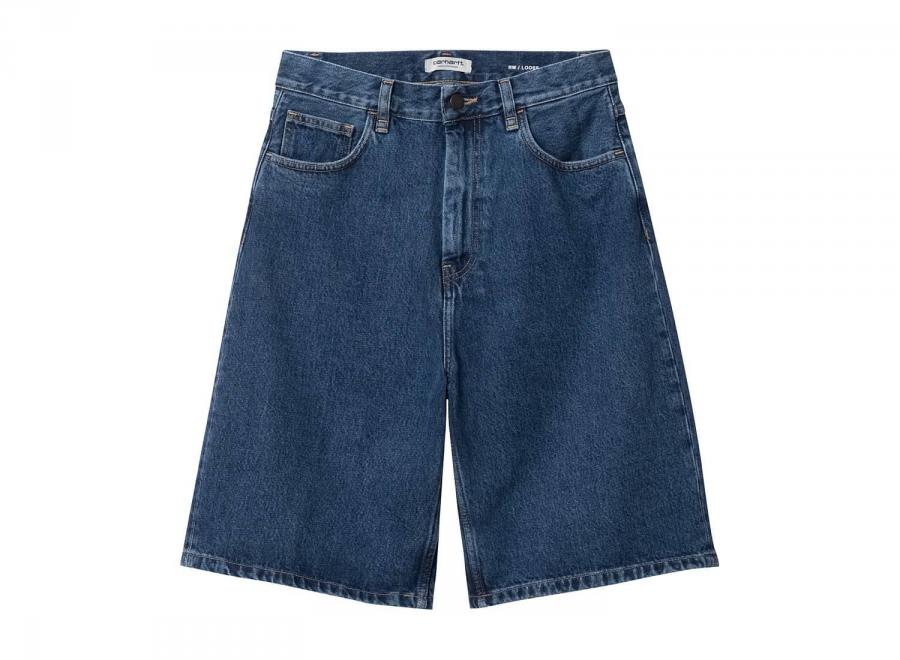 Carhartt WIP Femme Brandon Short Denim Blue Stone washed I037021 - Carhartt Wip
