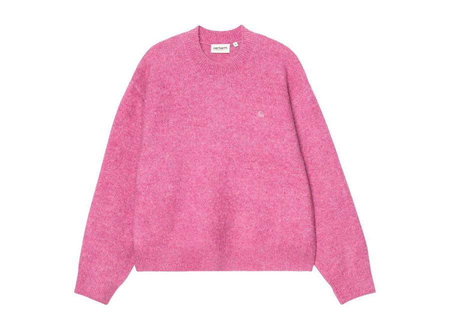 Carhartt WIP Women Curtis Sweater Tangled Hortensia I037179.3ZB.XX.03 - Carhartt Wip