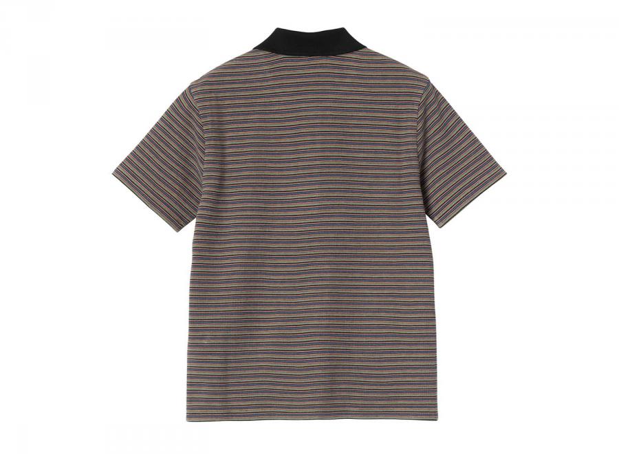 Carhartt WIP Femme Dion Polo Cotton Waffle Dion Stripe Lily I036355 - Carhartt Wip
