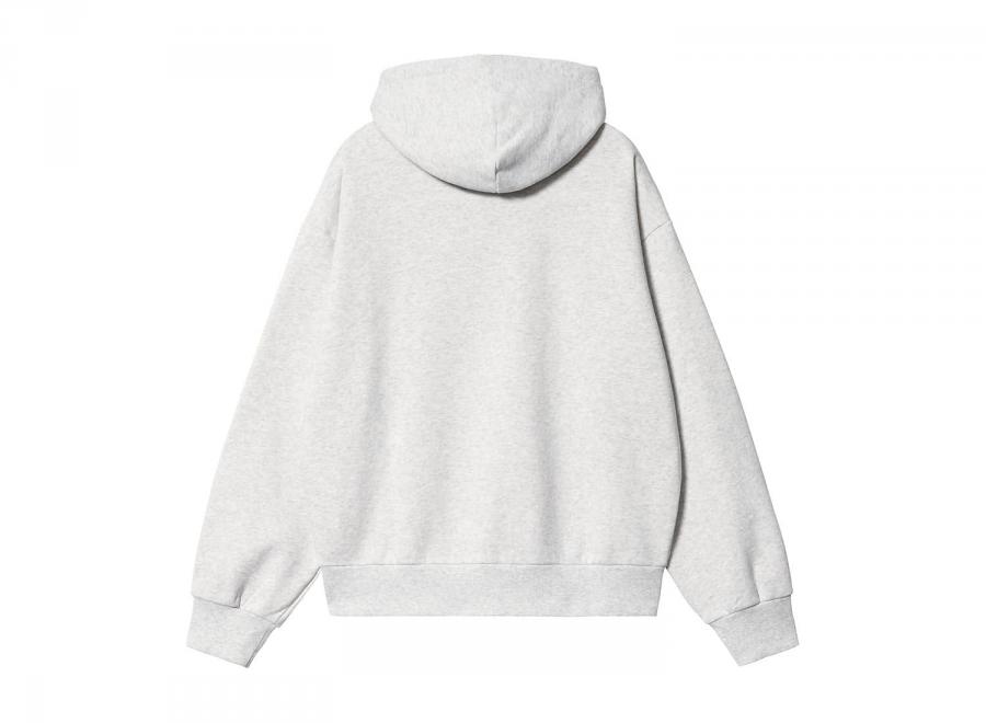Carhartt WIP Femme Hooded Casey Sweatshirt Ash Heather / Silver I032644.1DQ.XX.03 - Carhartt Wip