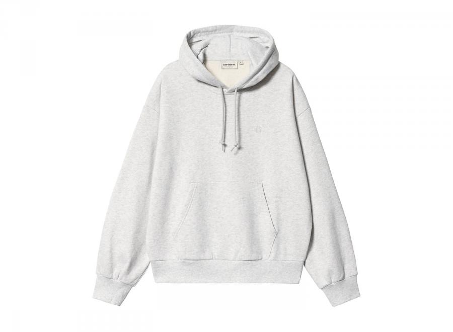 Carhartt WIP Femme Hooded Casey Sweatshirt Ash Heather / Silver I032644.1DQ.XX.03 - Carhartt Wip