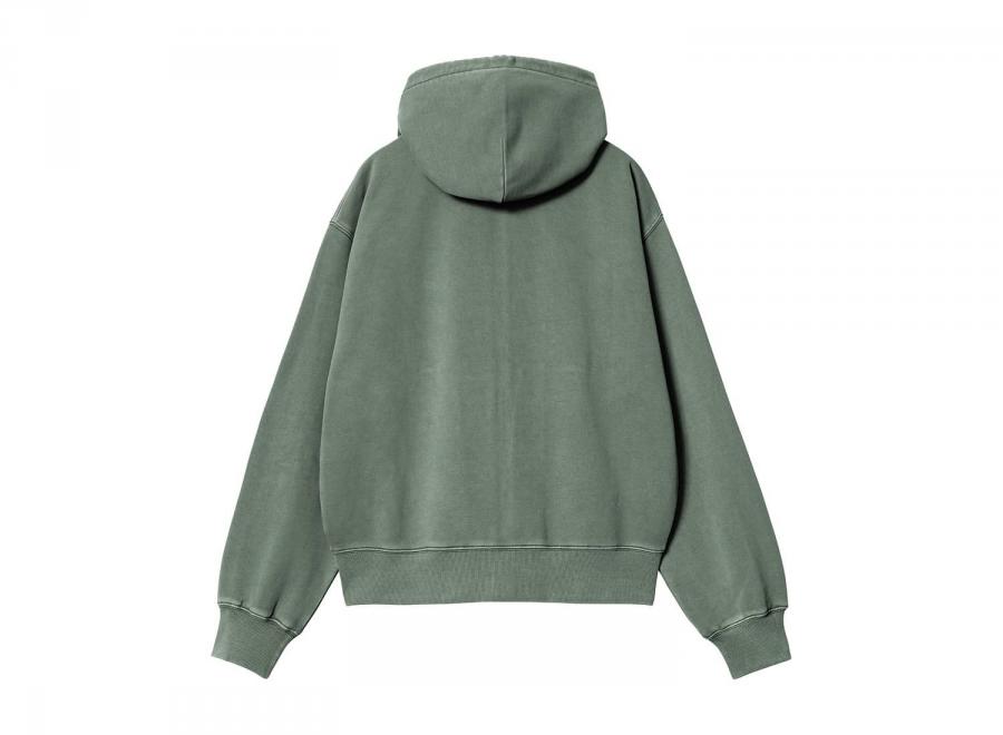 Carhartt WIP Femme Hooded Nelson Jacket Dark Scarab Garment Dyed I033830.3U0.GD.03 - Carhartt Wip
