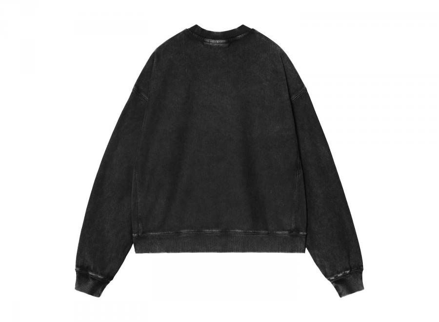 Carhartt WIP Femme Lambert Sweat Black Moon Wash I037154.89.FQ.03 - Carhartt Wip