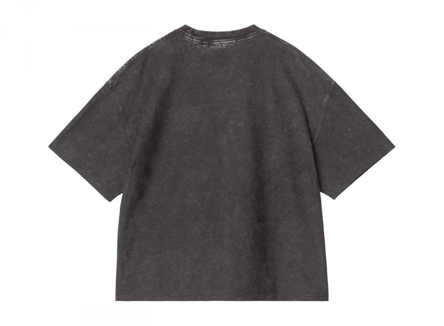 Carhartt WIP Femme Lambert Tshirt Black Moon Wash I037169.89.FQ.03 - Carhartt Wip