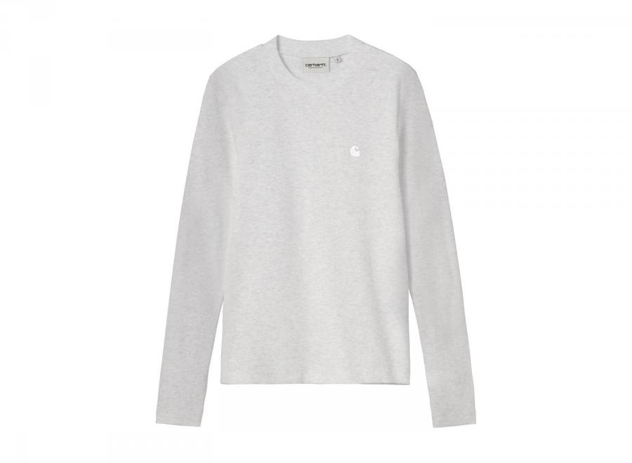 Carhartt WIP Women LS Philipa Tshirt Ash Heather I037165.482.XX.03 - Carhartt Wip