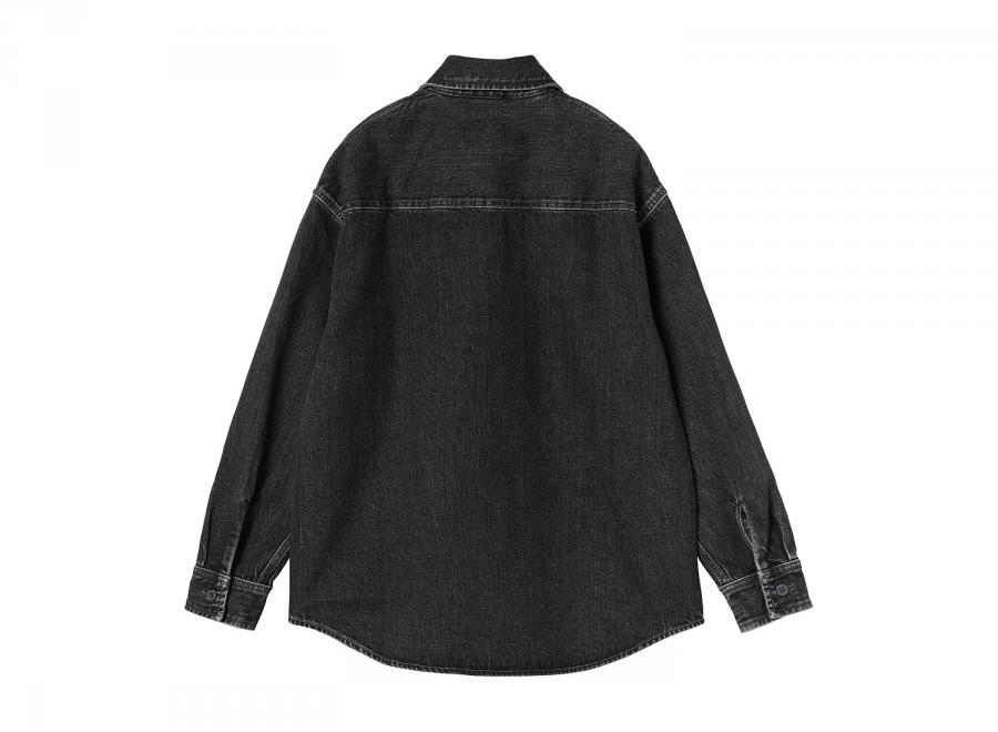 Carhartt WIP Femme Marly Shirt Jac Black Heavy Stone Wash I037529.89.60.03 - Carhartt Wip