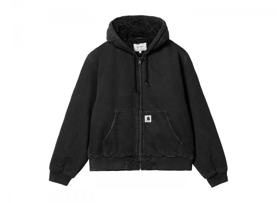 Carhartt WIP Women OG Active Jacket Black Stone Washed I032240.89.06.03 - Carhartt Wip