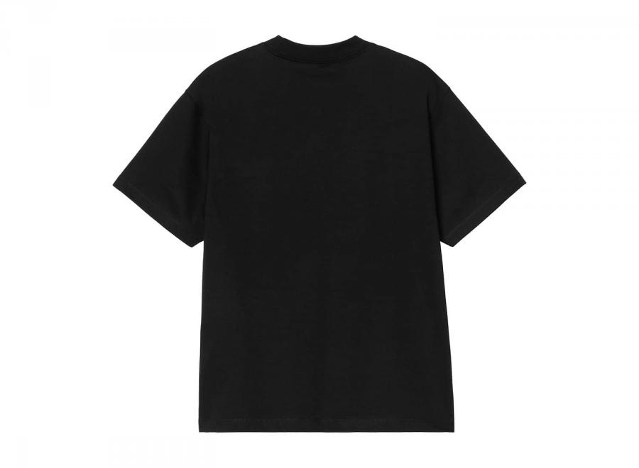 Carhartt WIP Femme Pocket Small Heart Tshirt Black / Black I037166.00E.XX.03 - Carhartt Wip