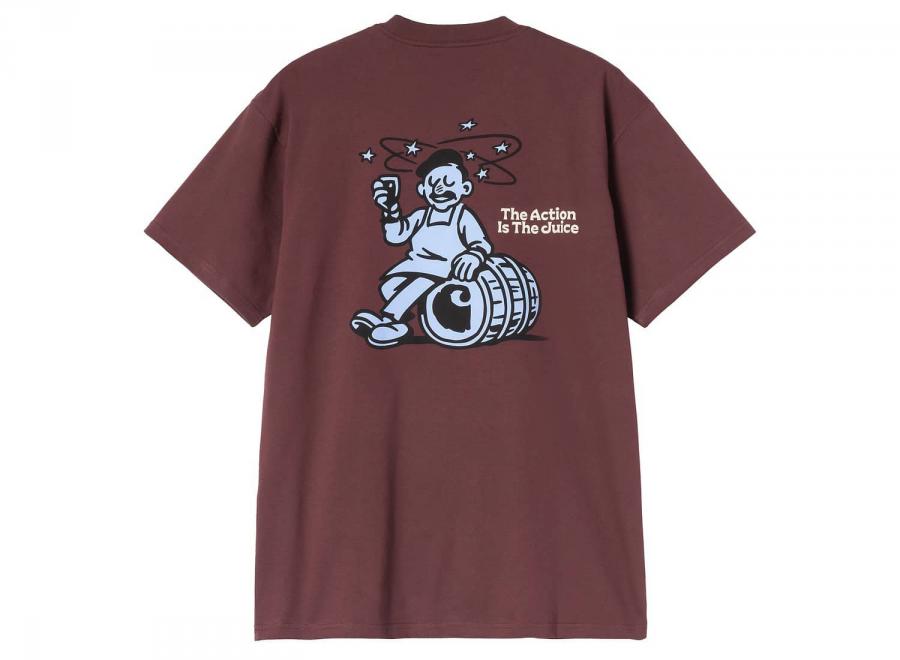 Carhartt WIP Grape Picker Tshirt Amarone I037231.826.XX.03 - Carhartt Wip