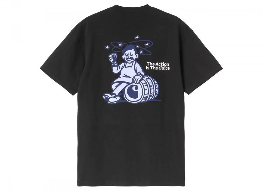 Carhartt WIP Grape Picker Tshirt Black I037231.89.XX.03 - Carhartt Wip