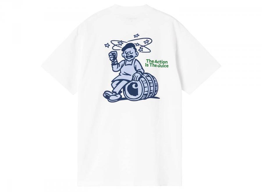 Carhartt WIP Grape Picker Tshirt White I037231.02.XX.03 - Carhartt Wip