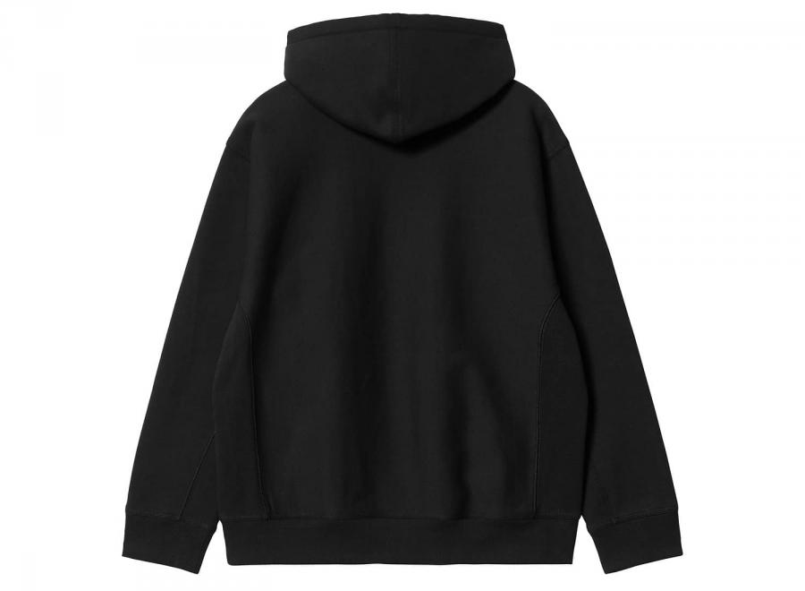 Carhartt WIP Hooded American Script Sweat Black I028279.89.XX.03 - Carhartt Wip
