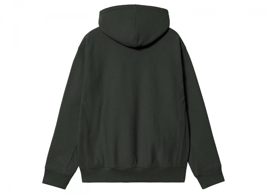 Carhartt WIP Hooded American Script Sweat Raven I028279.3T6.XX.03 - Carhartt Wip