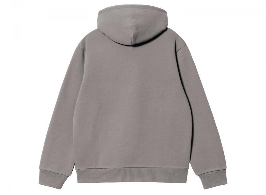 Carhartt WIP Hooded Carhartt Sweat Shady Grey / Dark Navy I030547.3Z4.XX.03 - Carhartt Wip