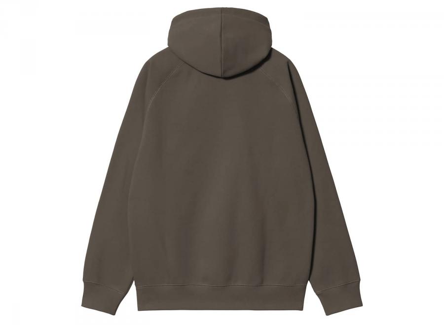 Carhartt WIP Hooded Chase Sweat Shungite / Gold I033661.3X9.XX.03 - Carhartt Wip