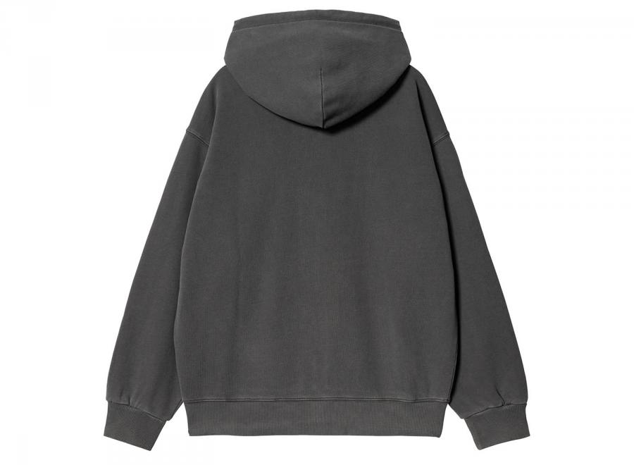 Carhartt WIP Hooded Nelson Jacket Black Garment Dyed I033064 - Carhartt Wip