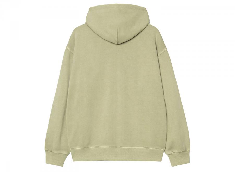 Carhartt WIP Hooded Nelson Jacket Gentle Green Garment Dyed I033064 - Carhartt Wip